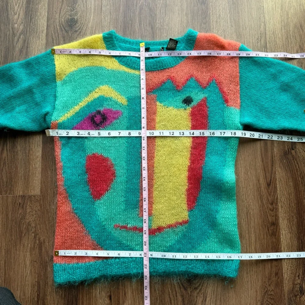 Jeanne Pierre 80s Picasso Mohair Blend Sweater Women's P